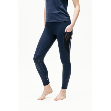 Leggings da equitazione Horseware Formfit full seat Marina Blu marino