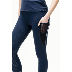 Leggings da equitazione Horseware Formfit full seat Marina Blu marino