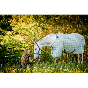 Capestro e lunghina Horseware Newmarket Marine witney Blu marino