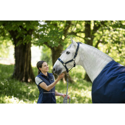 Capestro e lunghina Horseware Newmarket Marine witney Blu marino