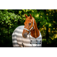 Capestro e lunghina Horseware Newmarket Carbone di legna Witney Grigio