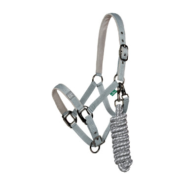 Capestro e lunghina Horseware Newmarket Carbone di legna Witney Grigio Capestro e lunghina Horseware Newmarket Carbone di legna Witney Grigio