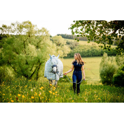 Maschere anti-mosche Horseware Newmarket Marine witney Blu marino Maschere anti-mosche Horseware Newmarket Marine witney Blu marino