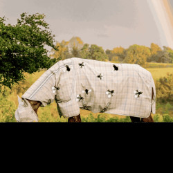 Maschere anti-mosche Horseware Newmarket Carbone di legna Witney Grigio