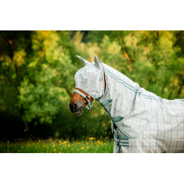 Maschere anti-mosche Horseware Newmarket Carbone di legna Witney Grigio