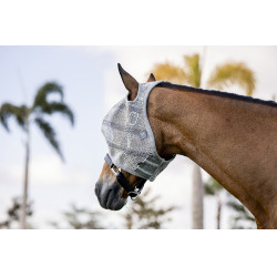 Maschere antimosche Horseware Newmarket senza orecchie Carbone di legna Witney Grigio