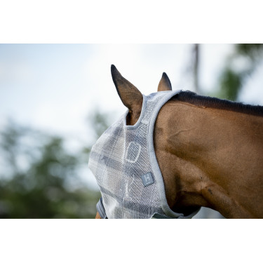 Maschere antimosche Horseware Newmarket senza orecchie Carbone di legna Witney Grigio