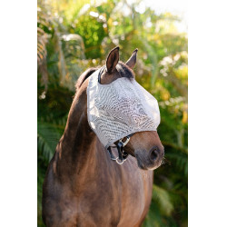 Maschere anti-mosche Horseware Amigo senza orecchie Argento / grigio titanio / argento