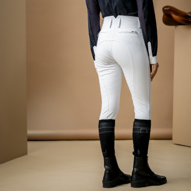 Pantaloni Horseware AA Allora full seat Bianco