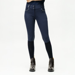 Pantaloni Horseware Newmarket a vita media con grip al ginocchio Marina / marina Blu Pantaloni Horseware Newmarket a vita media con grip al ginocchio Marina / marina Blu