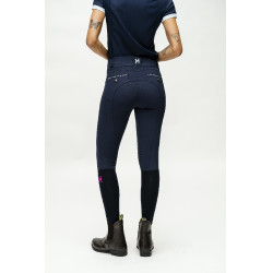 Pantaloni Horseware Newmarket a vita media con grip al ginocchio Marina / marina Blu Pantaloni Horseware Newmarket a vita media con grip al ginocchio Marina / marina Blu