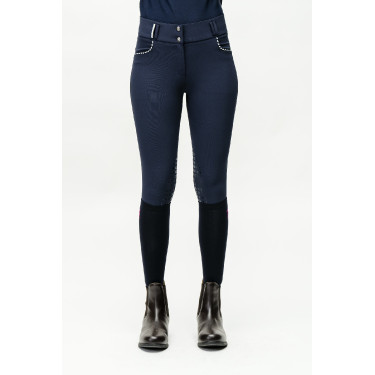 Pantaloni Horseware Newmarket a vita media con grip al ginocchio Pantaloni Horseware Newmarket a vita media con grip al ginocchio