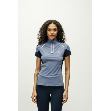 Polo 1/4 zip Horseware Stamina maniche corte Polo 1/4 zip Horseware Stamina maniche corte