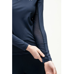 Polo 1/4 zip Horseware Stamina a maniche lunghe Marina Blu marino Polo 1/4 zip Horseware Stamina a maniche lunghe Marina Blu marino