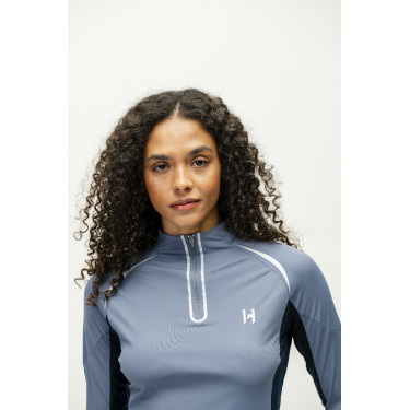 Polo 1/4 zip Horseware Stamina a maniche lunghe Polo 1/4 zip Horseware Stamina a maniche lunghe