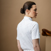Polo da concorso Horseware AA Elena maniche corte Bianco Polo da concorso Horseware AA Elena maniche corte Bianco