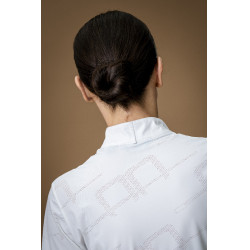 Polo da concorso Horseware AA Elena maniche corte Bianco