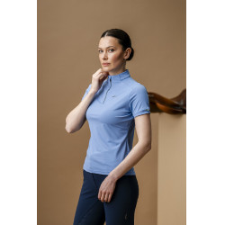 Polo Horseware AA Tech Quarter Gia Blu siciliano