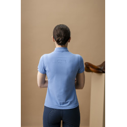 Polo Horseware AA Tech Quarter Gia Blu siciliano