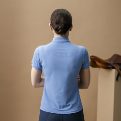 Polo Horseware AA Tech Quarter Gia Blu siciliano