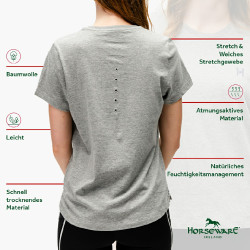 T-shirt Horseware Active Grigio T-shirt Horseware Active Grigio