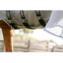 Camicia anti-mosche Horseware Rambo Protector Integrata Argento / blu navy Camicia anti-mosche Horseware Rambo Protector Integrata Argento / blu navy