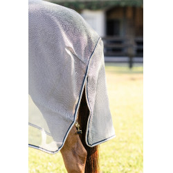 Camicia anti-mosche Horseware Rambo Protector Integrata Argento / blu navy Camicia anti-mosche Horseware Rambo Protector Integrata Argento / blu navy