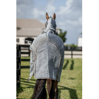 Camicia anti-mosche Horseware Rambo Protector Fieldsafe Argento / blu navy
