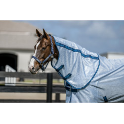Camicia anti-mosche Horseware Amigo Bug Rug Plus Blu azzurro / blu marine / blu elettrico Camicia anti-mosche Horseware Amigo Bug Rug Plus Blu azzurro / blu marine / blu elettrico