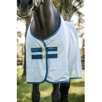 Camiccia anti-insetti Horseware Amigo Bug Rug Blu azzurro / blu marine / blu elettrico