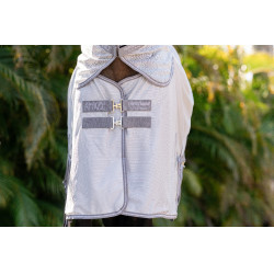 Camicia anti-insetti Horseware Amigo Bug Buster Argento / grigio titanio / argento