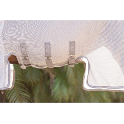 Camicia anti-insetti Horseware Amigo Bug Buster Argento / grigio titanio / argento
