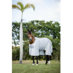 Camicia anti-insetti Horseware Amigo Bug Buster Argento / grigio titanio / argento