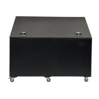 Contenitore per alimenti in alluminio Grooming Deluxe by Kentucky con ruote Nero Contenitore per alimenti in alluminio Grooming Deluxe by Kentucky con ruote Nero