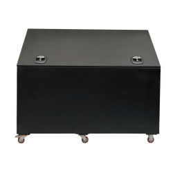 Contenitore per alimenti in alluminio Grooming Deluxe by Kentucky con ruote Nero