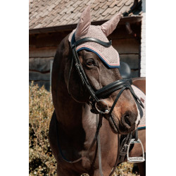 Cuffia Anti-mosche Kentucky Pied-de-Poule Bordeaux / blu navy