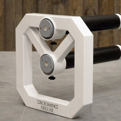 Cavaletti in alluminio Square Grooming Deluxe by Kentucky in confezione da 2 Bianco