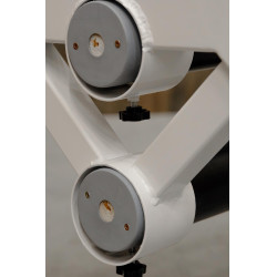 Cavaletti in alluminio Square Grooming Deluxe by Kentucky in confezione da 2 Bianco