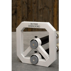 Cavaletti in alluminio Square Grooming Deluxe by Kentucky in confezione da 2 Bianco