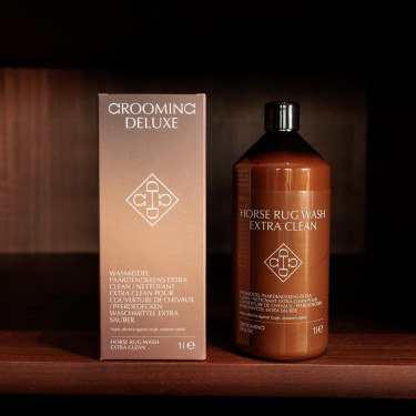 Detergente Grooming Deluxe by Kentucky per coperte per cavalli ultra pulite Detergente Grooming Deluxe by Kentucky per coperte per cavalli ultra pulite