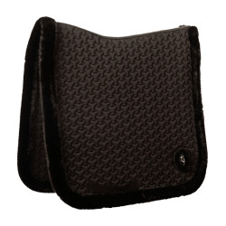 Sottosella Kentucky Plaited finto montone Nero