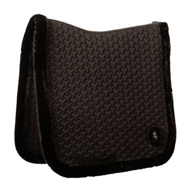 Sottosella Kentucky Plaited finto montone Nero