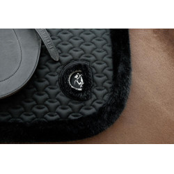 Sottosella Kentucky Plaited finto montone Nero