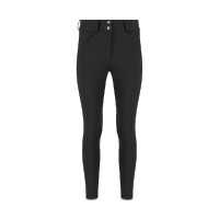Pantaloni da equitazione Kentucky Miami grip al ginocchio da donna Nero