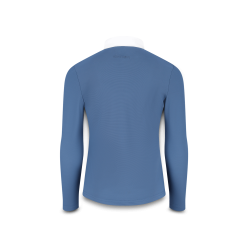 Polo da concorso Kentucky Osaka a maniche lunghe per ragazzo Marina Blu marino