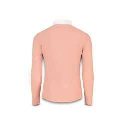 Polo da concorso Kentucky Tokyo a maniche lunghe da ragazza Rosa antico