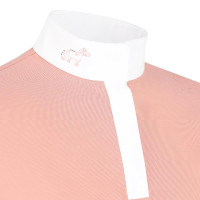Polo da concorso Kentucky Tokyo a maniche lunghe da ragazza Rosa antico Polo da concorso Kentucky Tokyo a maniche lunghe da ragazza Rosa antico