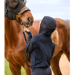 Felpa con cappuccio anti-mosche ELT Ruby Blu profondo Felpa con cappuccio anti-mosche ELT Ruby Blu profondo