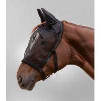 Capezzina da pascolo Waldhausen con maschera anti-mosche Nero Capezzina da pascolo Waldhausen con maschera anti-mosche Nero