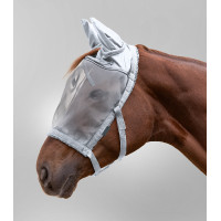Capezzina da pascolo Waldhausen con maschera anti-mosche Grigio argento